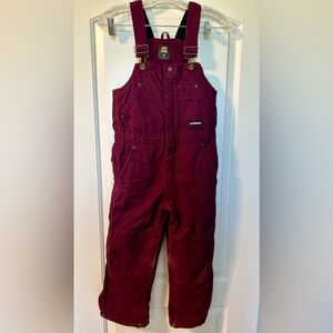 Girls Berne insulated bibs